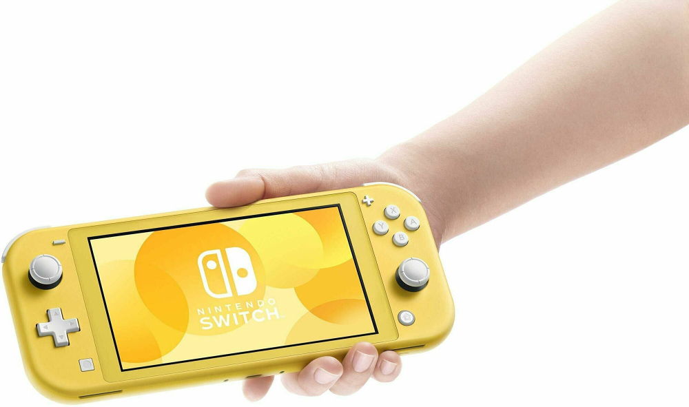 Игровая приставка Nintendo Switch Lite 32 ГБ HDD, без игр, желтый