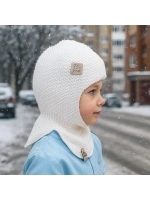 Шапка-шлем для девочки