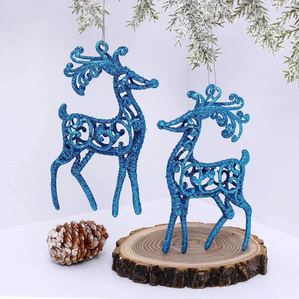 Подвеска «Волшебные рога» 10 см (набор 2 шт), голубой