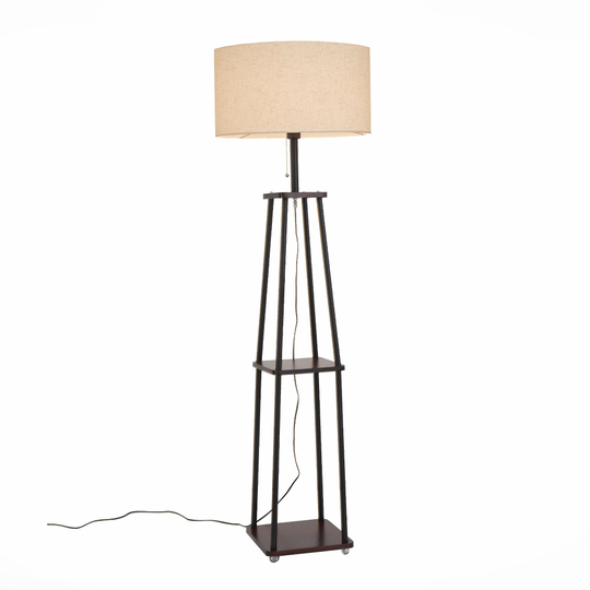 SLE302.405.01 Торшер ST-Luce Черный, Коричневый/Бежевый E27 1*40W (из 2-х коробок)