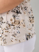 Блузка БЛ-122/кремовый-эскиз