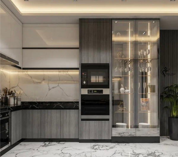 Примеры современных кухонь в дизайне из интернета