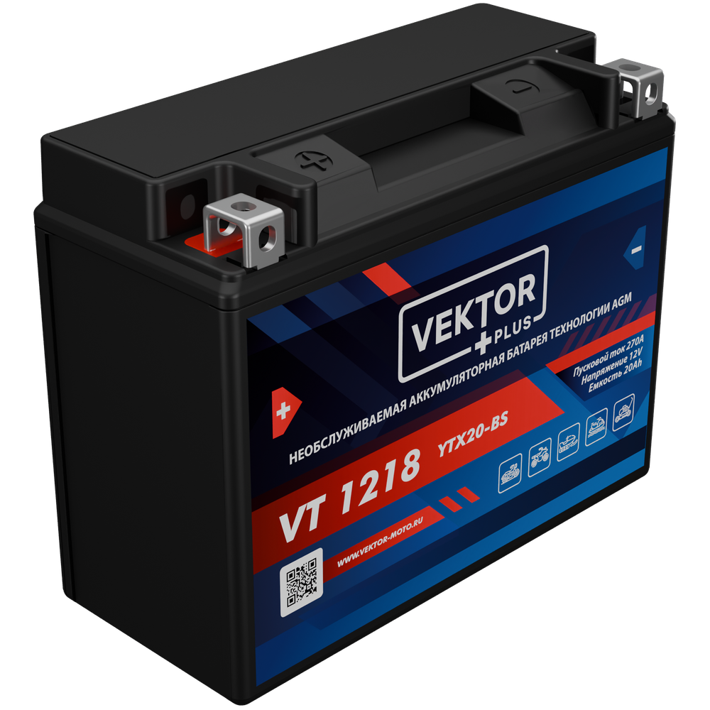 VEKTOR VT 1218 аккумулятор