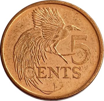 5 центов 2017 Тринидад и Тобаго