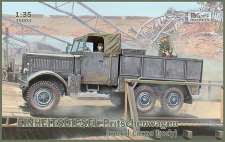 Сборная модель "Einheitsdiesel Pritschenwagen (metal cargo body)"