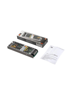 Блок питания для светодиодной ленты 150Вт 6.25А 24В IP20 BSPS метал. Pro+ JazzWay 5015593