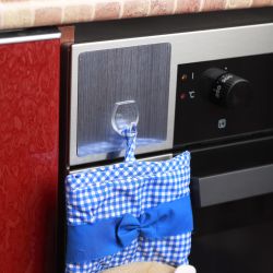 Крючок СИЛА SH1010-S1S-24 на силиконовом креплении 10х10см серебро 1 шт. нагрузка до 2,5 кг