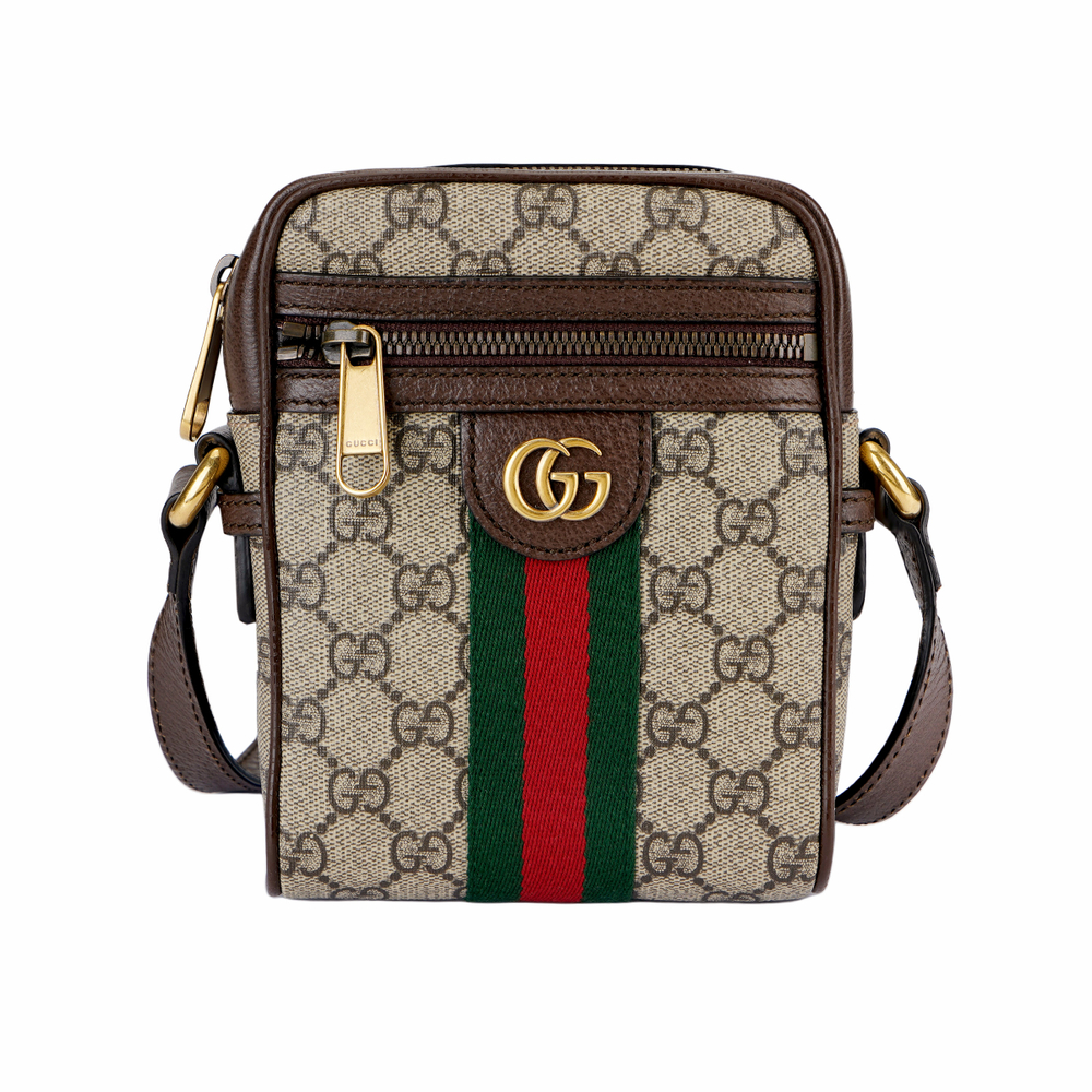 GUCCI Ophidia GG Shoulder Bag Beige/Ebony