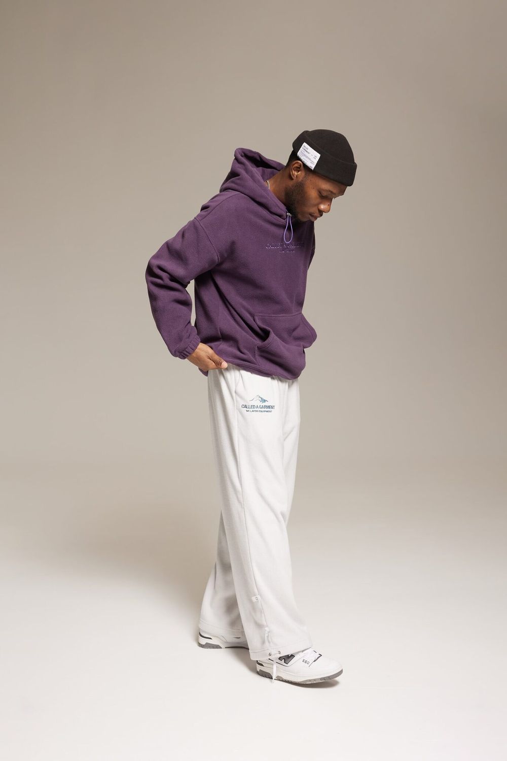 Худи Called a Garment Wrap Мужской Темный Фиолет