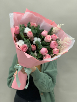 Букет цветов Яблоки на снегу