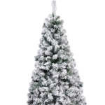 Ёлка «Камелия» 150 см, ПВХ с белым инеем (320 веток)