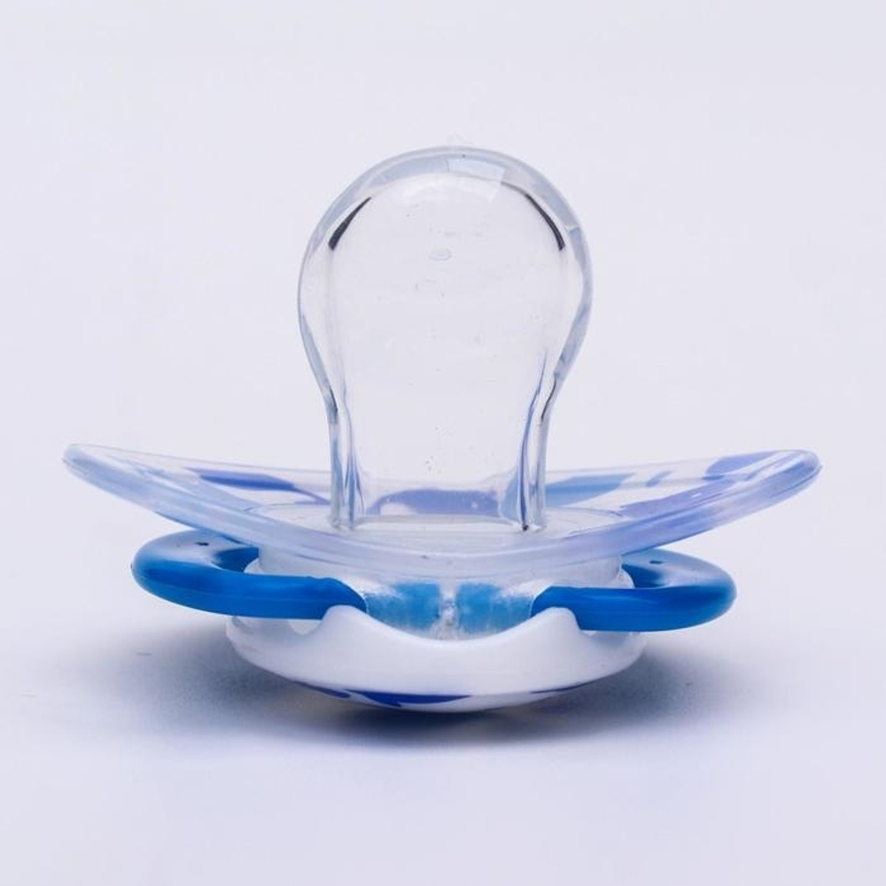 4770914 Пустышка от 3 мес., ортодонтическая, "Кит", цвет голубой