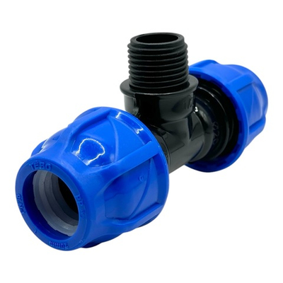 Тройник TEBO переходной 20x1/2" наружная резьба