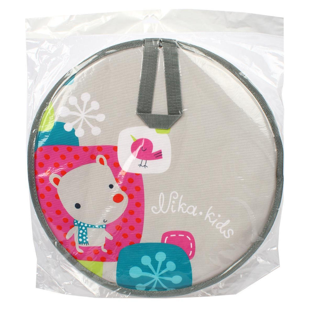 Ледянка мягкая диаметр 450 мм с рисунком, Коллаж-Мишка