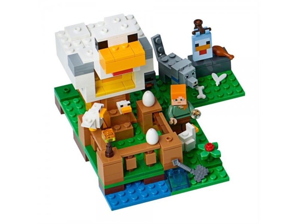 LEGO Minecraft: Курятник 21140 — The Chicken Coop — Лего Майнкрафт
