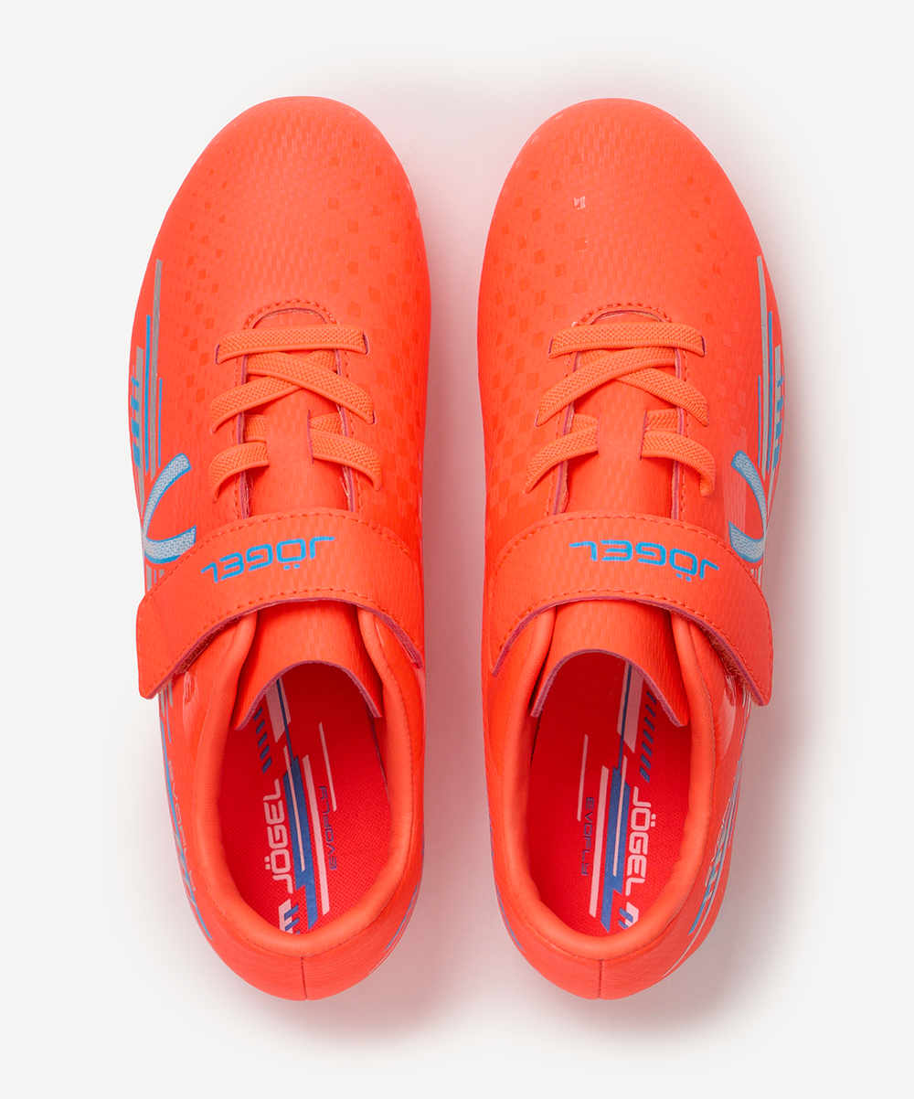 Бутсы футбольные Jogel Evofly FG Talant KIDS, коралловый