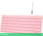 Клавиатура A4Tech Fstyler FBX51C розовый