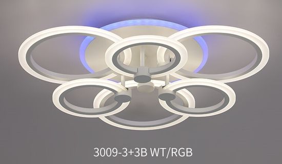 3009/3+3B WT/RGB (1) Люстра N (RL)