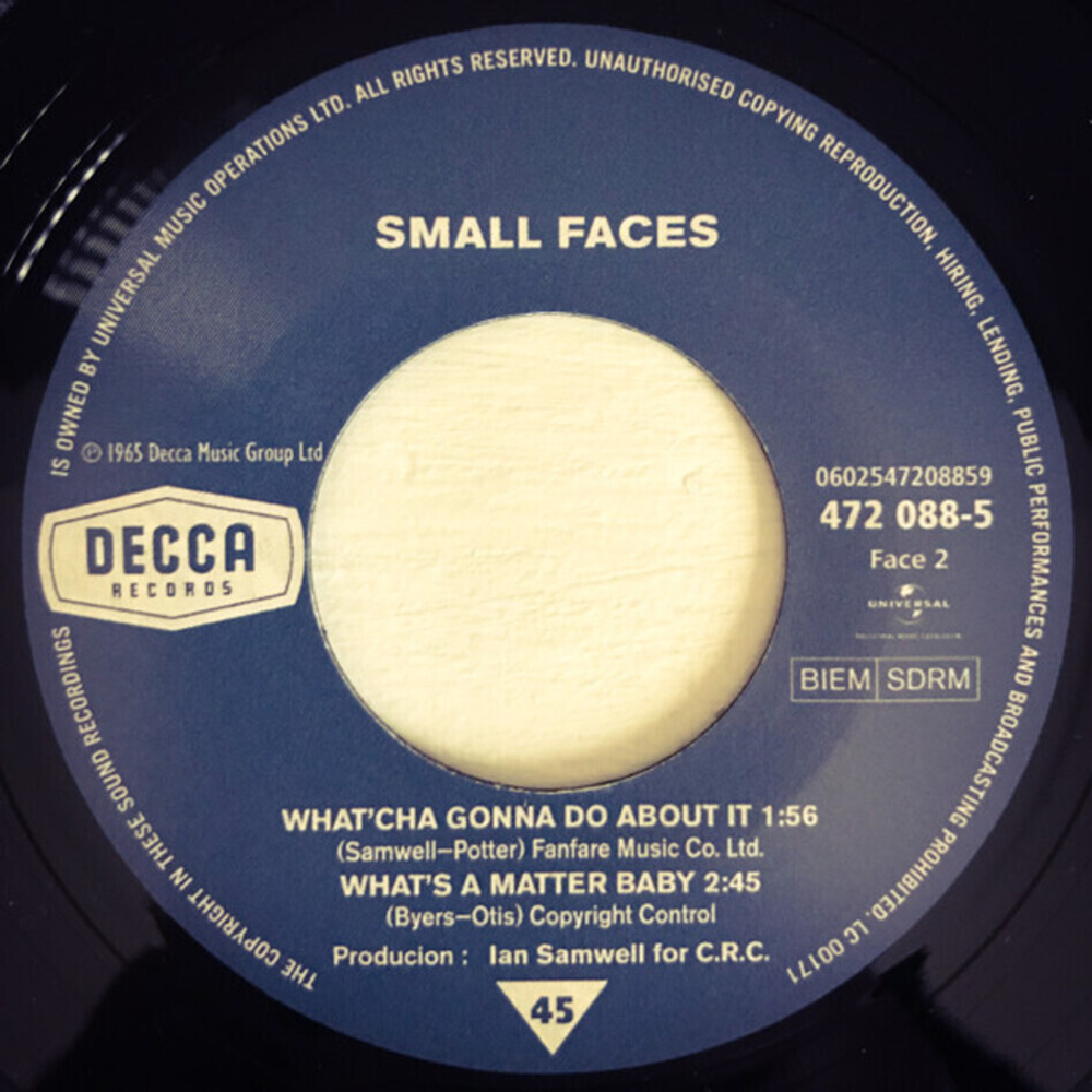 Small Faces / The French EPs (Limited Edition)(5x7"Vinyl EP)