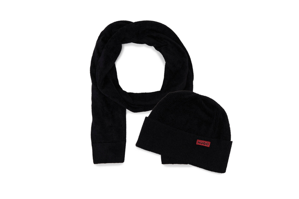 Шаль + шляпа Sheny_SET HUGO - черный(50500986)