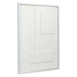 Панно декоративное с эффектом 3d minimalism, с белой рамой, 50х70 см