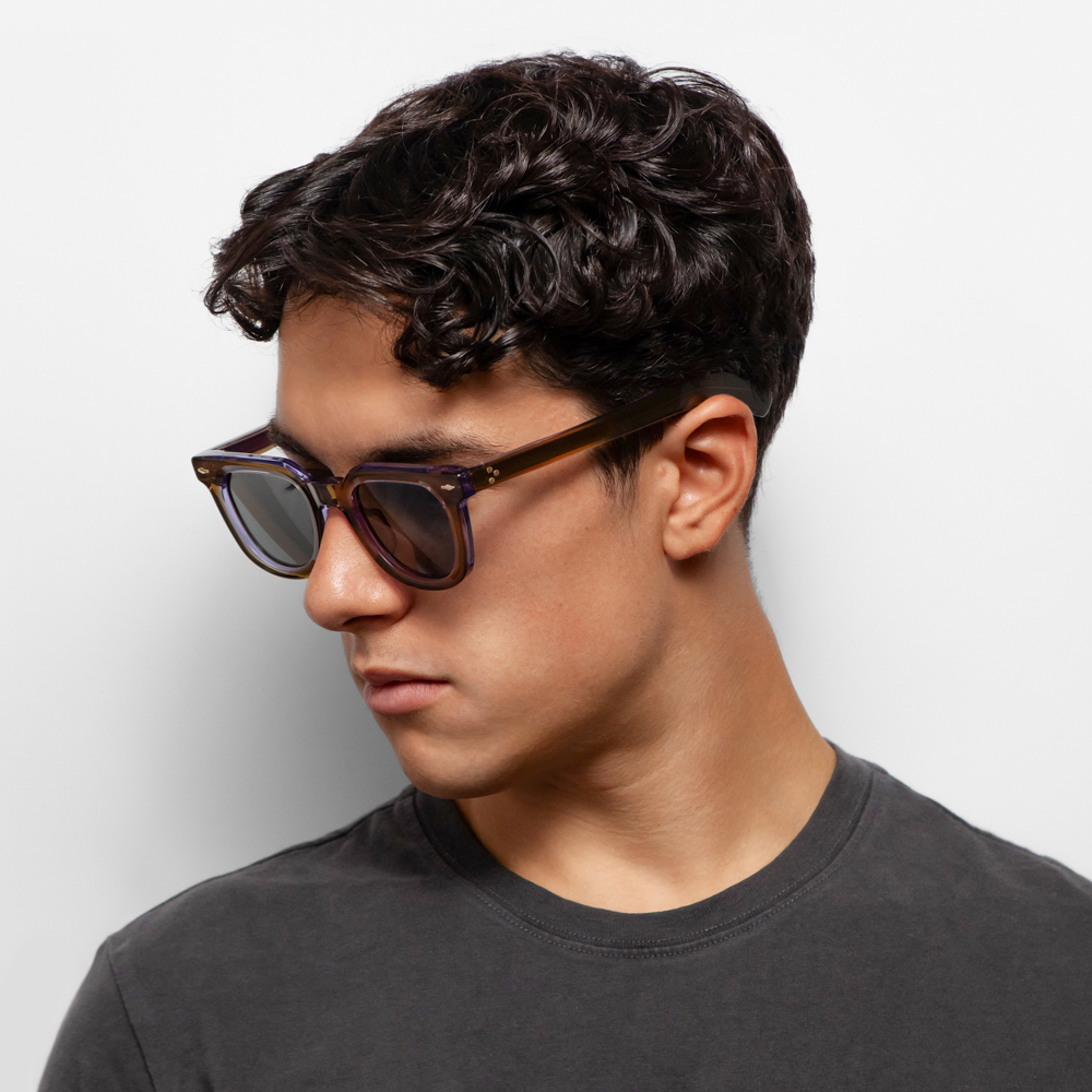 Очки солнцезащитные WHITELAB Coin Violet Brown/Grey