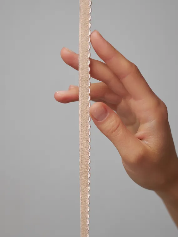 775 641/10 ОПТ Резинка отделочная Lauma Fabrics, 10 мм, бежевый 775