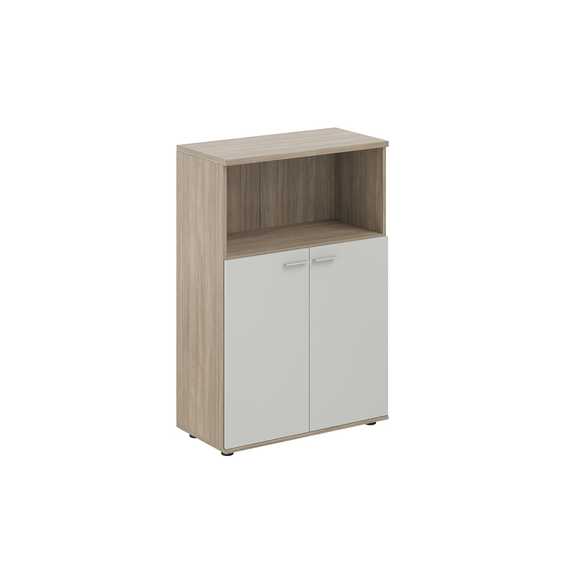 Шкаф средний Сигма   с нишей 800х400х1200, 2-х дв., з.ст HDF