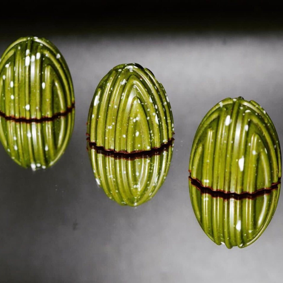 688 | Форма для шоколадных изделий &quot;Пуля с ребрами&quot; (275*175 мм)