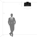 712052 Люстра AGAVE 5х40W E27 ШАМПАНЬ/ПРОЗРАЧНЫЙ