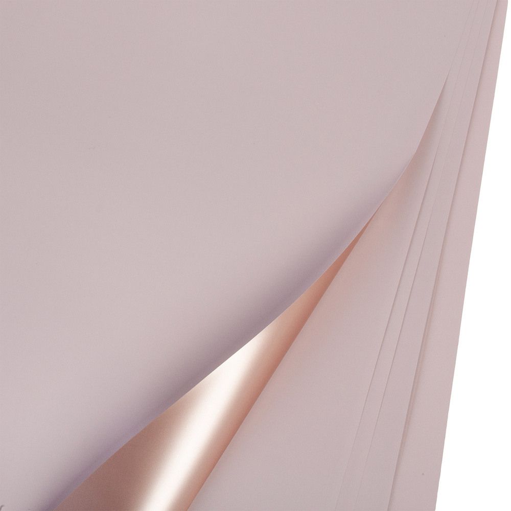 ЛИСТ матовый "Розовое золото" 57x57см (20шт) РОЗОВЫЙ