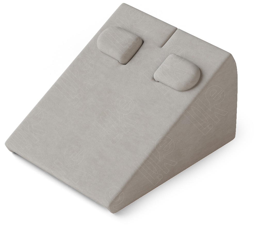 Вкладыш 08 стойка под серьги (2 язычка), прорезь для нитки