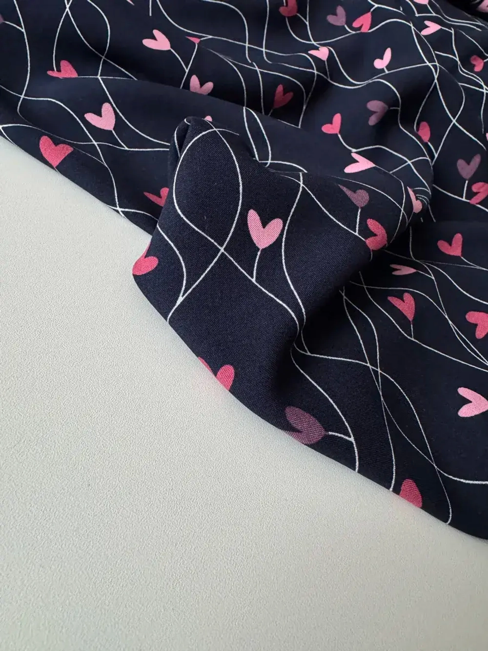 Ткань для шитья штапель вискоза принт