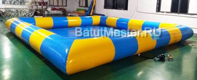 Бизнес-набор: Бассейн 6*6 м (1 шт), Водный шар ПВХ (3 шт), насос (1 шт)