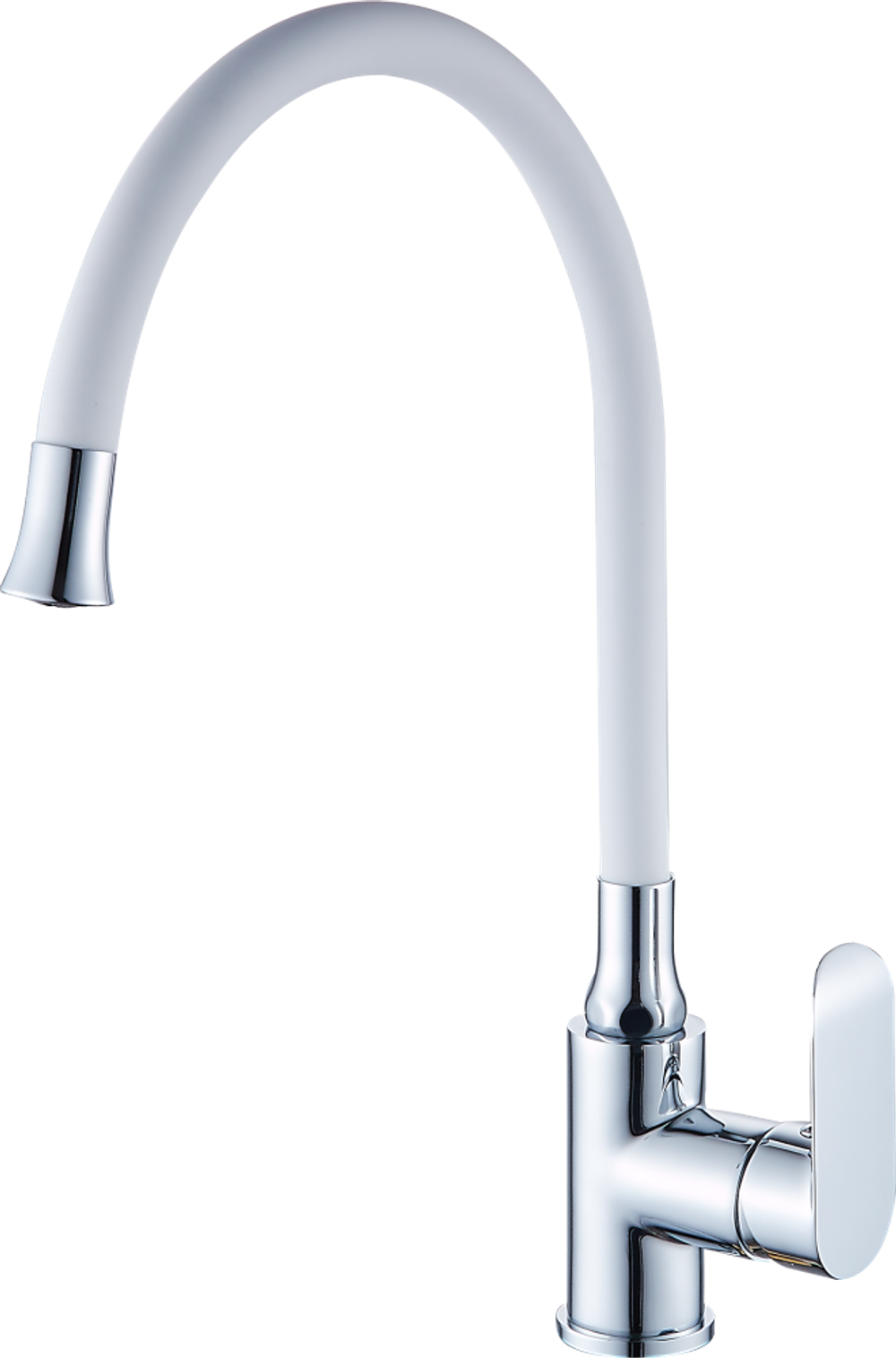 22021-F Смеситель од. для кухни (БЕЛЫЙ) "GANZER" (10/1шт)