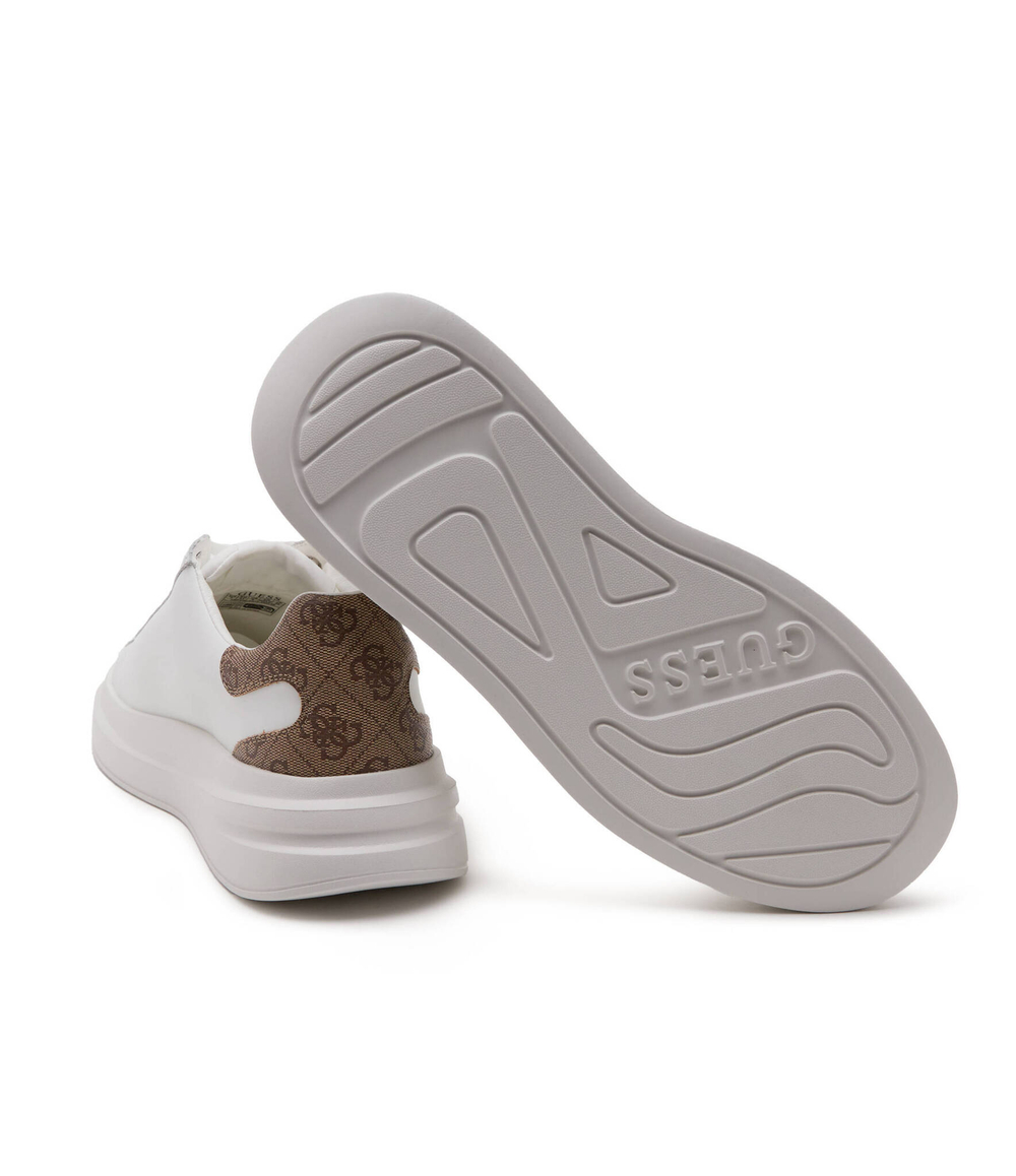 Кожаные кроссовки elba Guess - белый(FMPVIB LEA12)