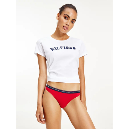 Женские трусы стринги красные Tommy Hilfiger Women