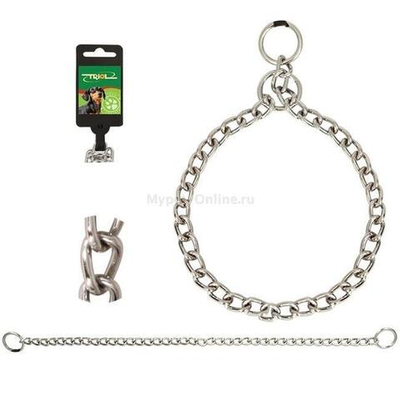 Ошейник-удавка однорядный, 3*560мм, Triol