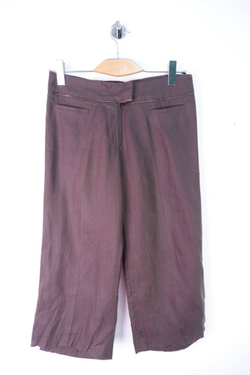 Бриджи Zara льняные свободного кроя, маркировка S, визуально 44 размер, новые