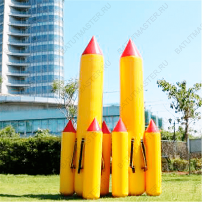 Надувная командная игра "Летучая ракета"