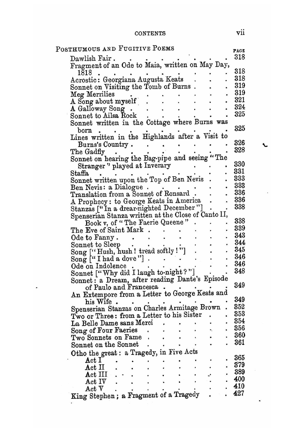 The complete poetical works of John Keats | Keats John