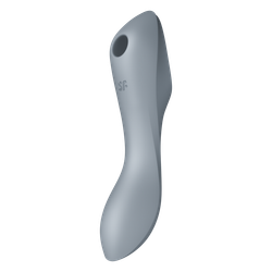 Вакуумно-клиторальный вибромассажер Satisfyer Curvy Trinity 3, серый