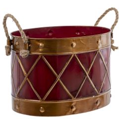 GAEM Набор из 3шт, Кашпо декоративное "Барабан", L36,5/33/29 W27/25/22 H28/24/20