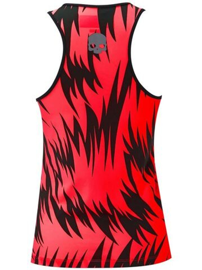 Женский топ теннисный Hydrogen Scratch Tank Top - red