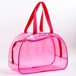 Сумка в роддом 30х45х20 ПВХ, цветная пленка, ручки рем. лента, цвет розовый   4443152