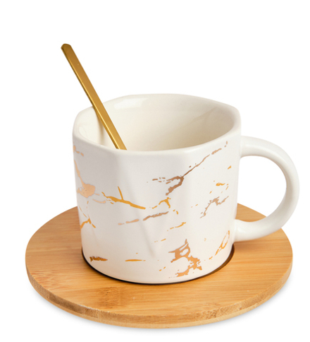 GAEM Art MUG-400/1 Чайная пара «Мрамор»