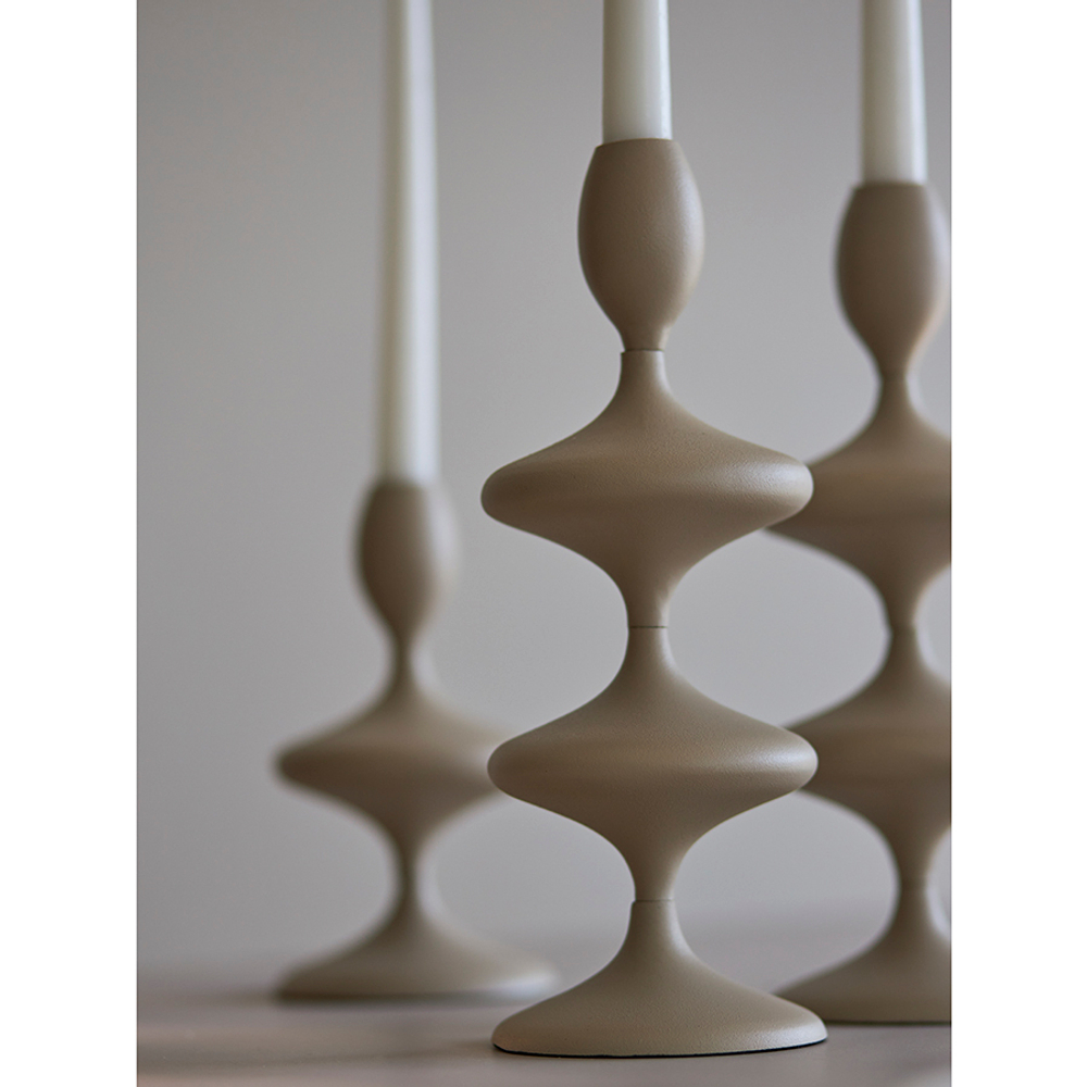 Подсвечник vivlend, 29 см, бежевый