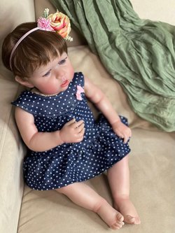 Кукла Реборн мягконабивная 60см в пакете (FA-536)