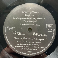 Винтажная виниловая пластинка LP Phil Collins But Seriously (Германия 1989) Another Day In Paradise