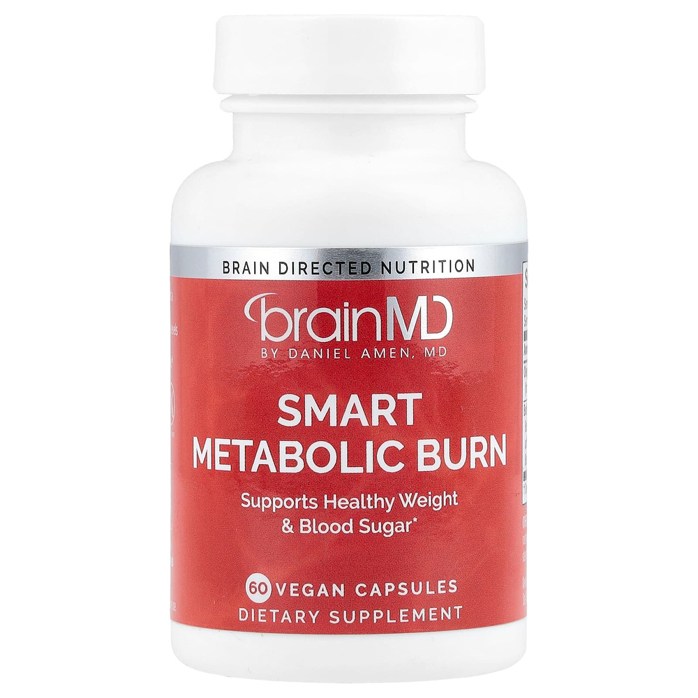 BrainMD, Smart Metabolic Burn, 60 веганских капсул